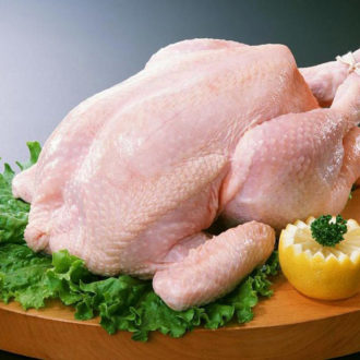 5x kip  (1,1 kg per stuk)