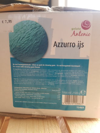 Smul, Smurf ijs. 5 liter - Afbeelding 4