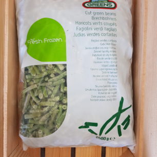 Boontjes gesneden.