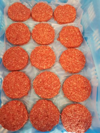 Runder Hamburgers