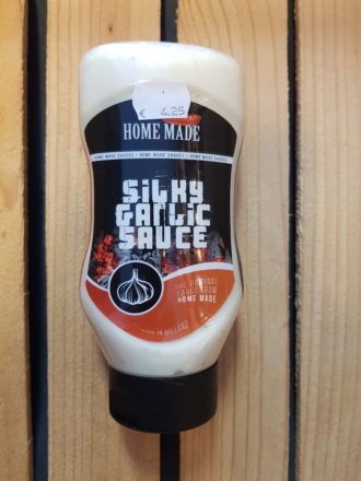 silky garlic sauce